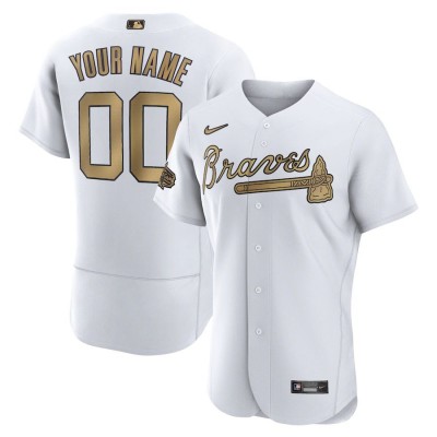 Atlanta Braves Custom Men's Nike White 2022 MLB AllStar Game Authentic Jersey